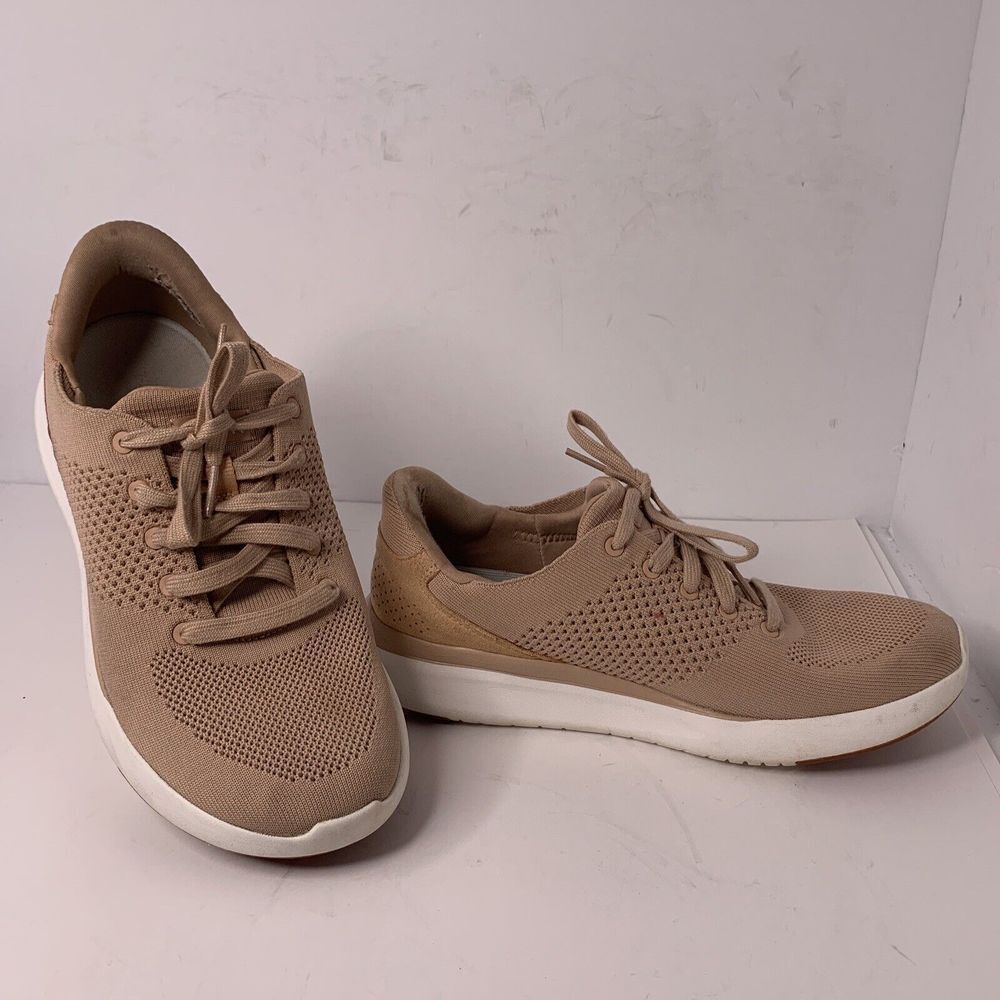 Kizik Unisex Lima Breathable Knit Sneakers CD4 Fawn DLIMFB04 US M 8.5 W10